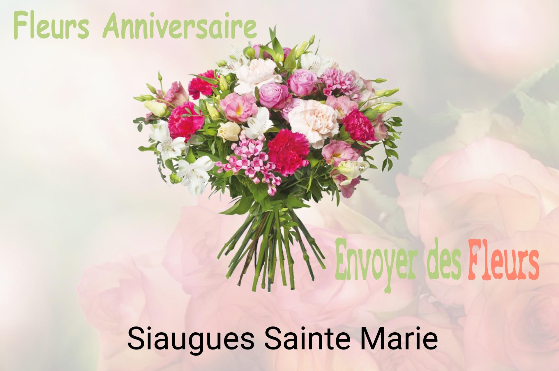 Bouquet de fleurs d’anniversaire livré à Siaugues-Sainte-Marie